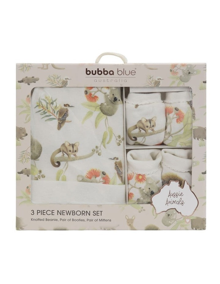 Aussie Animals Layette Set 3 Piece in Multi