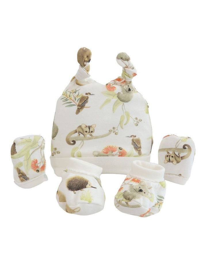 Aussie Animals Layette Set 3 Piece in Multi