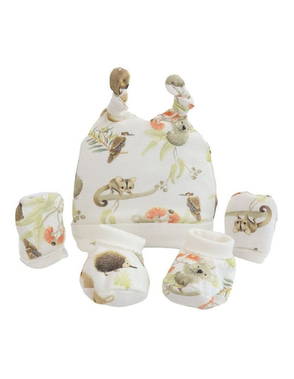 Aussie Animals Layette Set 3 Piece in Multi