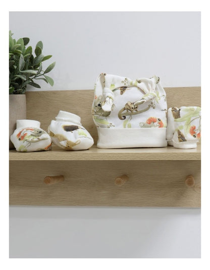 Aussie Animals Layette Set 3 Piece in Multi