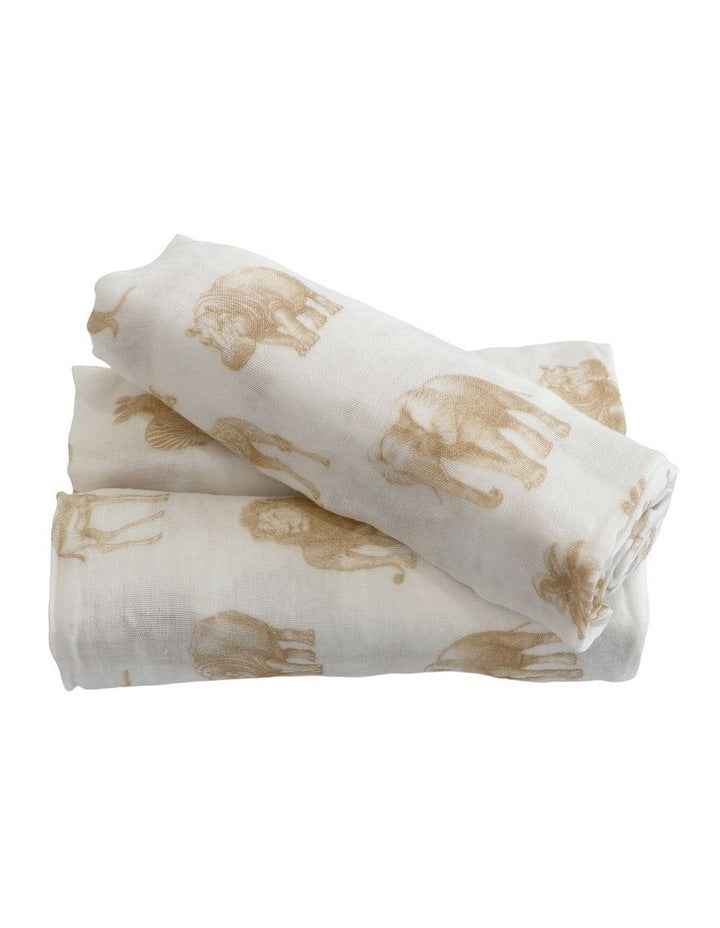 Serengeti Muslin Wraps 3 Pack in Beige