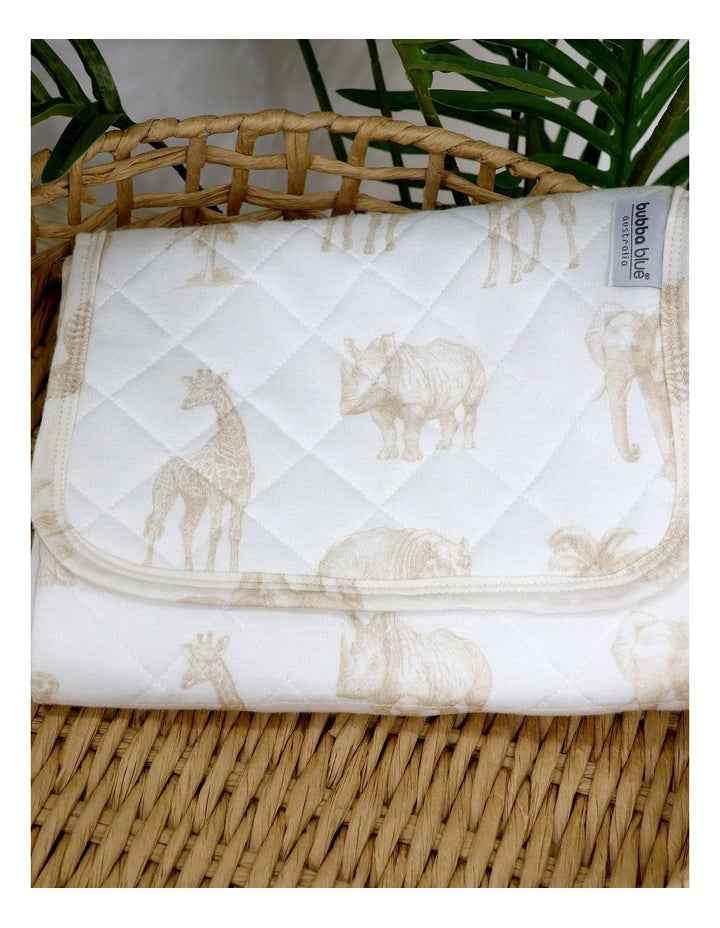 Serengeti Travel Change Mat in Beige