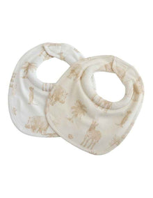 Serengeti Dribble Bibs in Beige