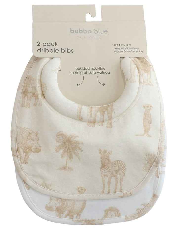 Serengeti Dribble Bibs in Beige