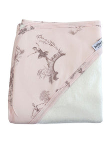 Swan Lake Hooded Towel in Pink