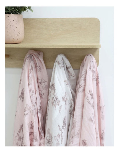 Swan Lake Muslin Wraps 3 Pack in Multi