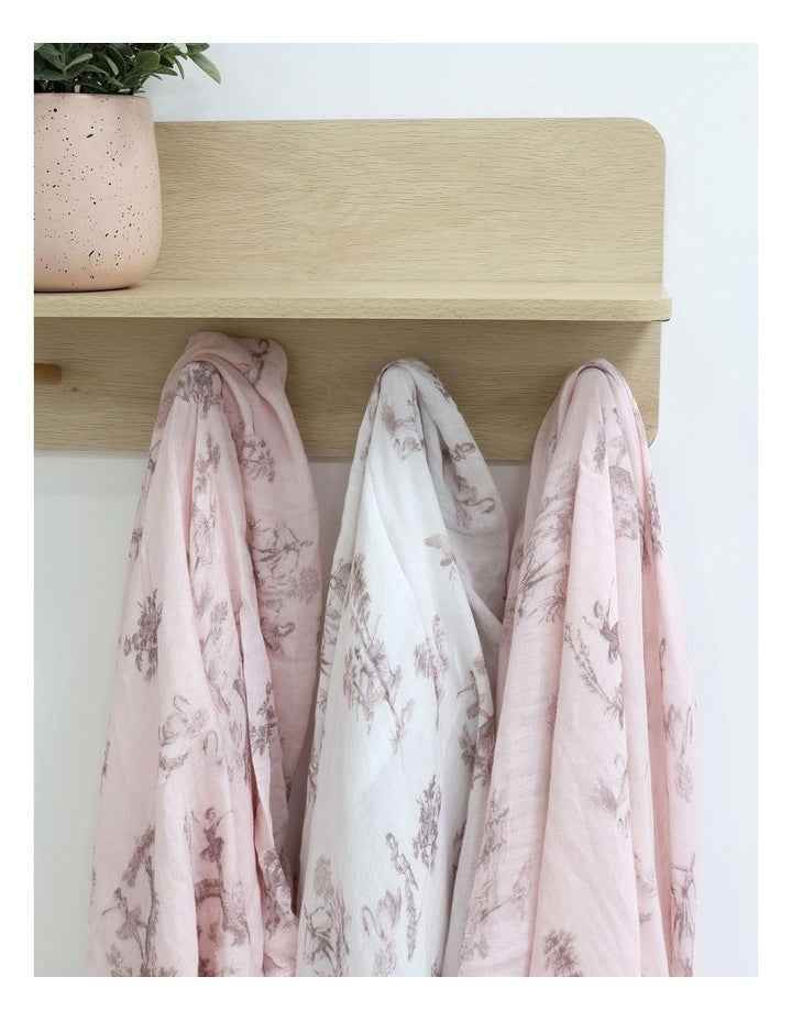 Swan Lake Muslin Wraps 3 Pack in Multi
