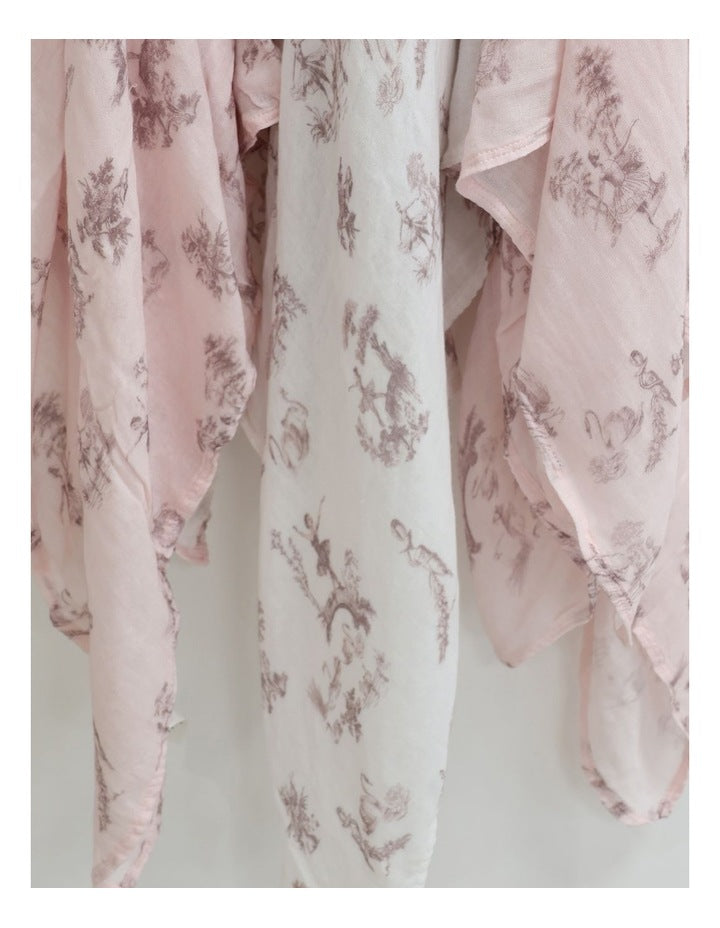 Swan Lake Muslin Wraps 3 Pack in Multi
