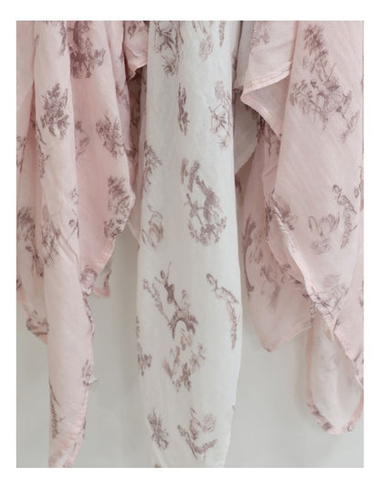 Swan Lake Muslin Wraps 3 Pack in Multi