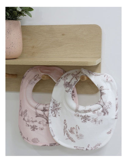Swan Lake Dribble Bibs 2 Pack in Multi