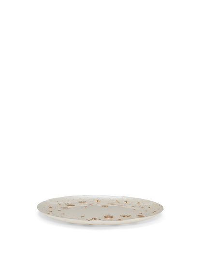 28cm Golden Christmas Turkish Glass Platter