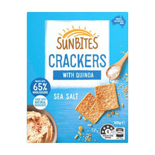 SUNBITES SEA SALT SNACK CRACKERS WITH QUINOA SHARE PACK:.:105 GRAM