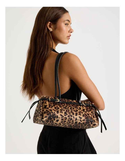 Brianna Shoulder Bag in Leopard