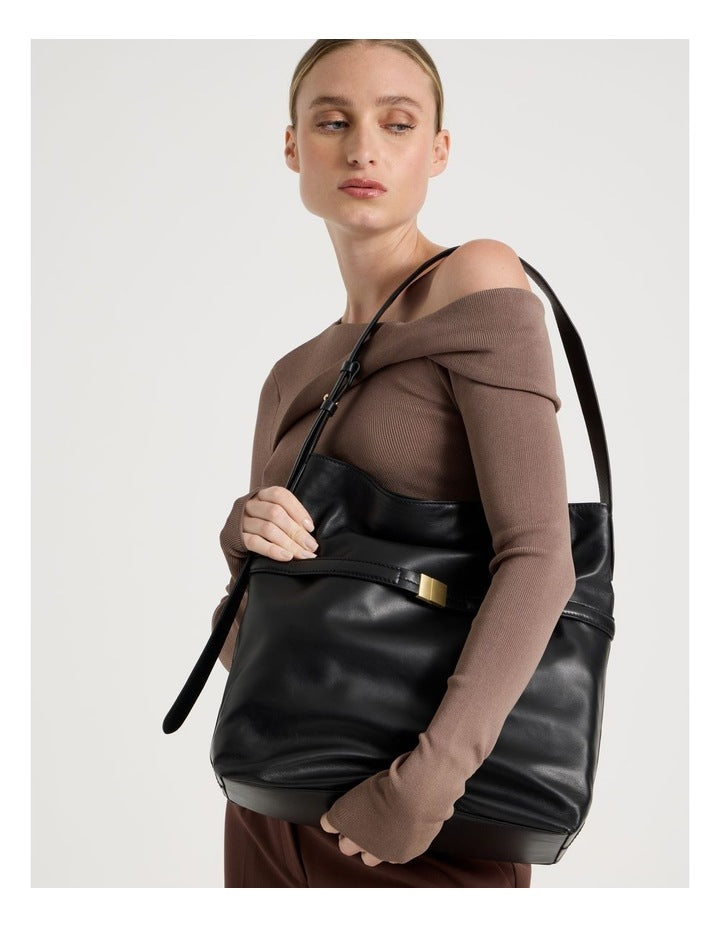 Bambi Shoulder Bag in Black