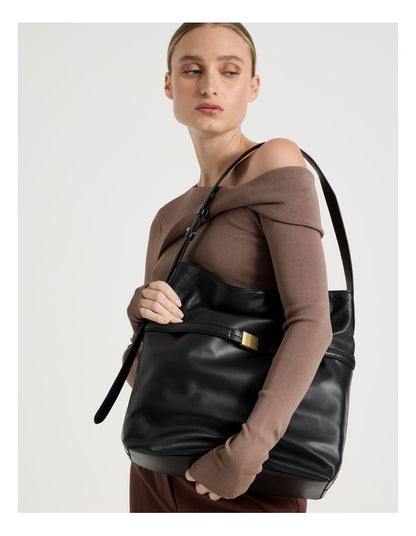 Bambi Shoulder Bag in Black