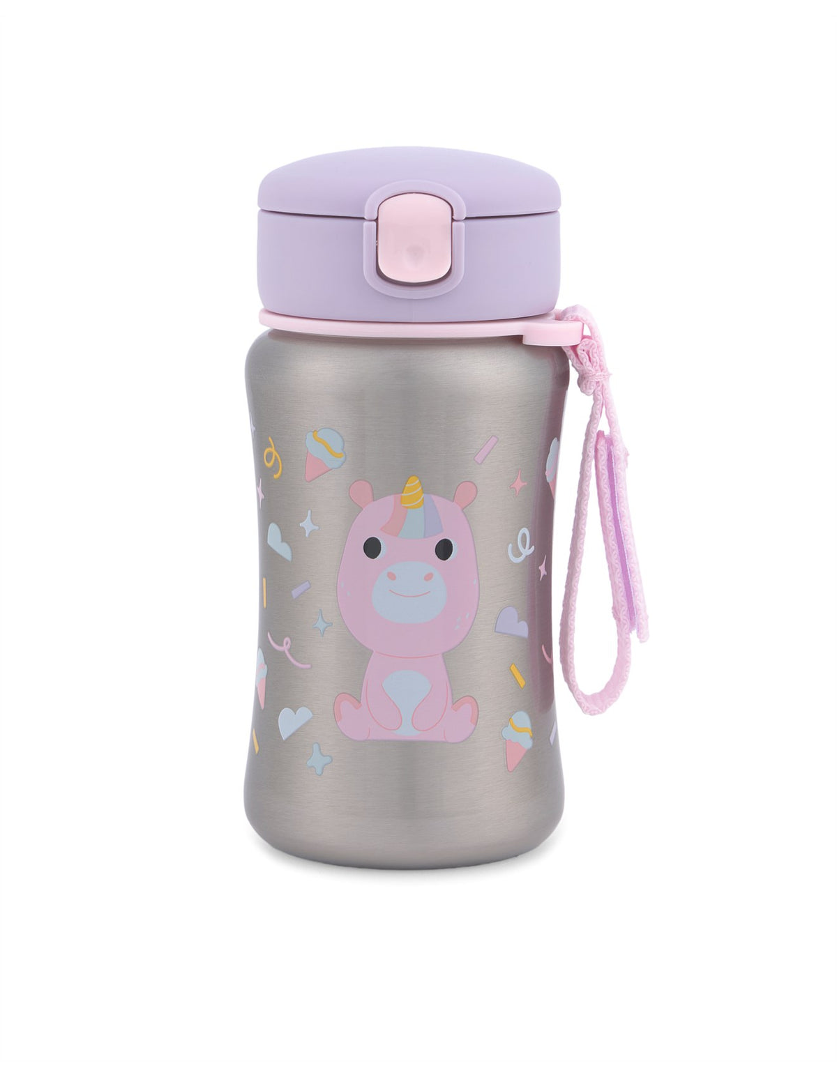 Besties Squad Unicorn Stainless Steel Straw Bottle