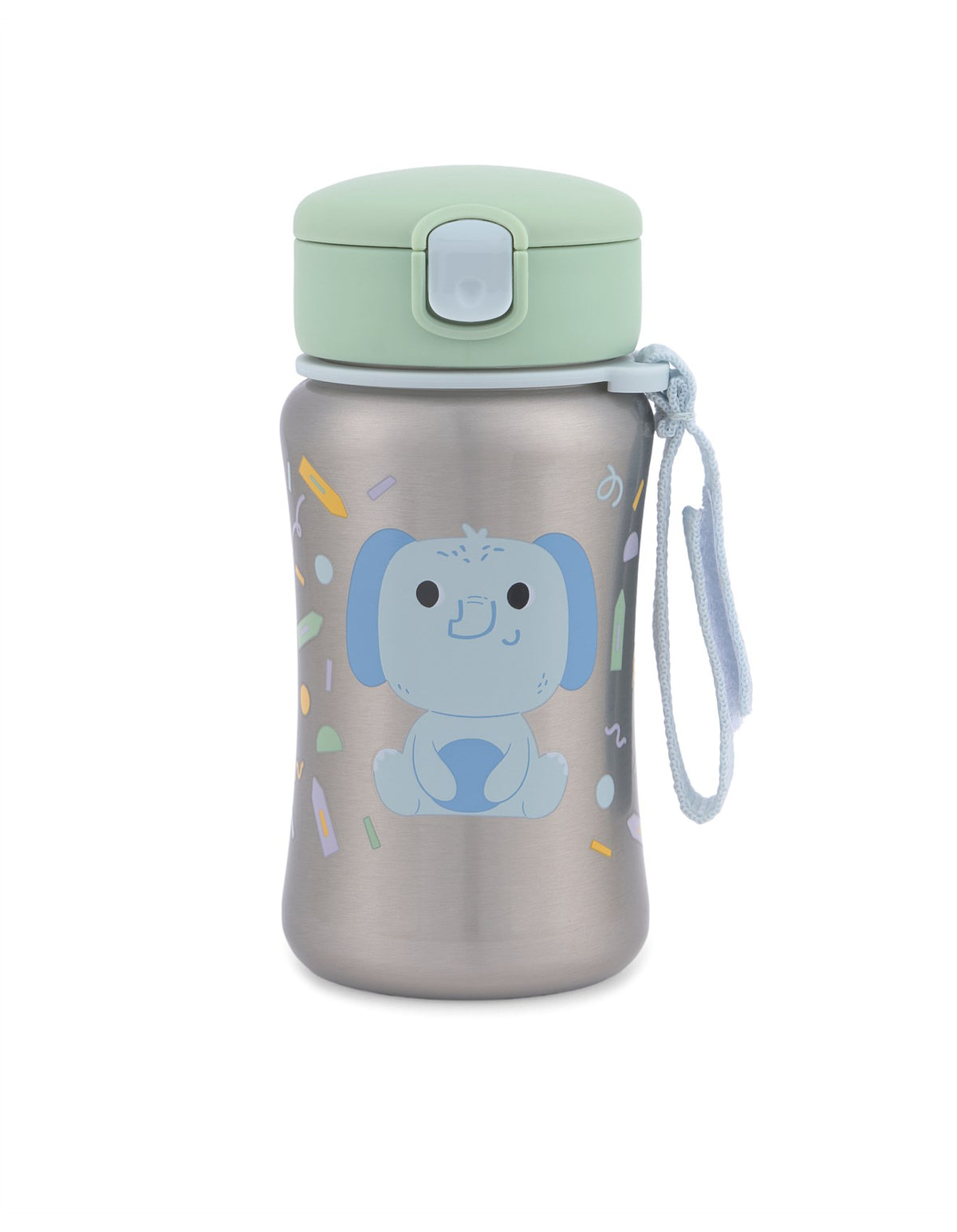 Besties Squad Elephant Stainless Steel Straw Bottle