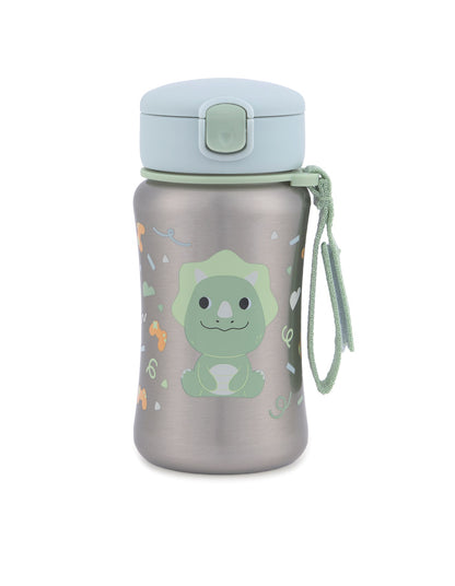 Besties Squad Dino Stainless Steel Straw Bottle