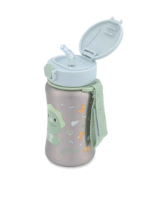 Besties Squad Dino Stainless Steel Straw Bottle