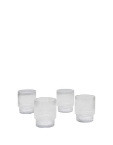 Monaco Fluted Double Old Fashioned Tumbler set of 4