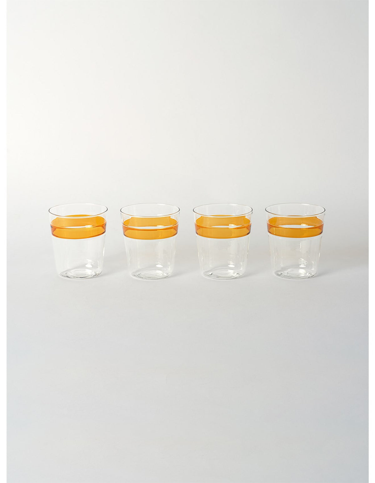 Avalon Amber Tumbler set of 4