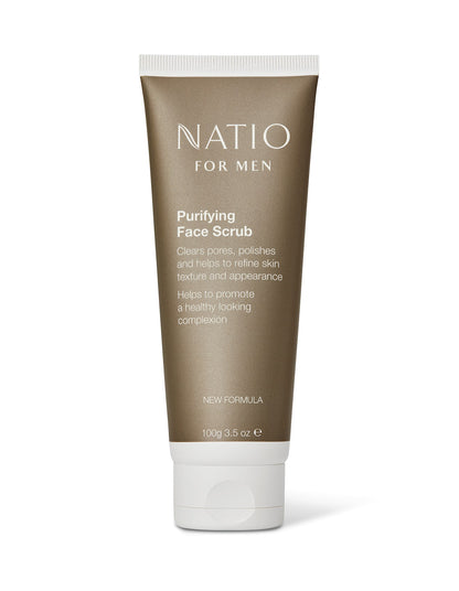 Natio for Men Purifying Face Scrub 100g