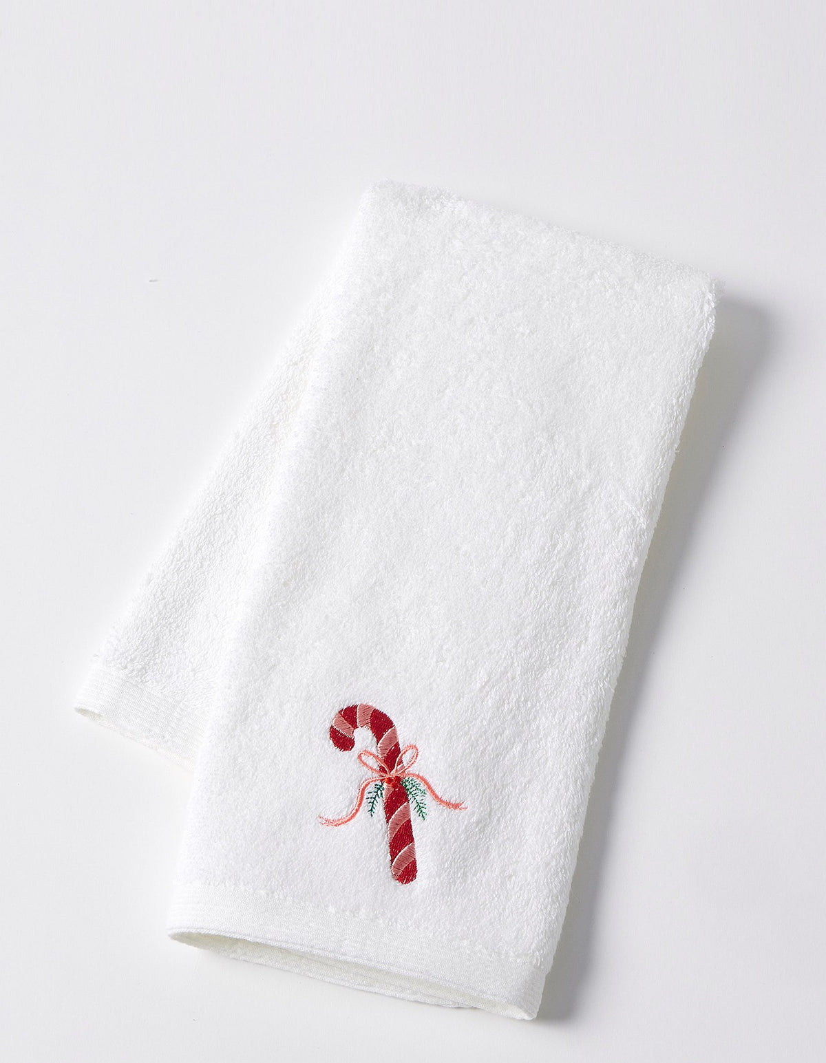 Candy Cane Hand Towel Set of 2