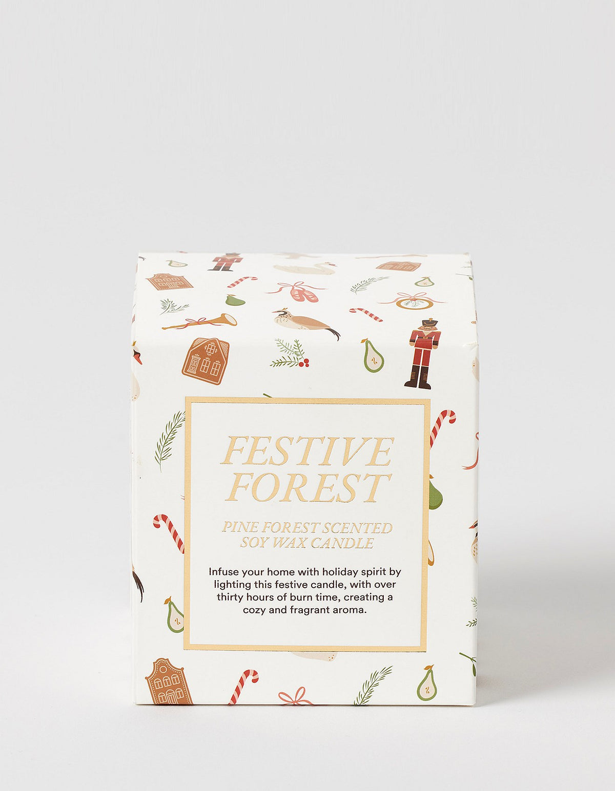 Festive Forest Soy Wax Scented Candle 165g