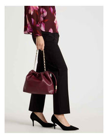 Ashley Shoulder Bag in Merlot