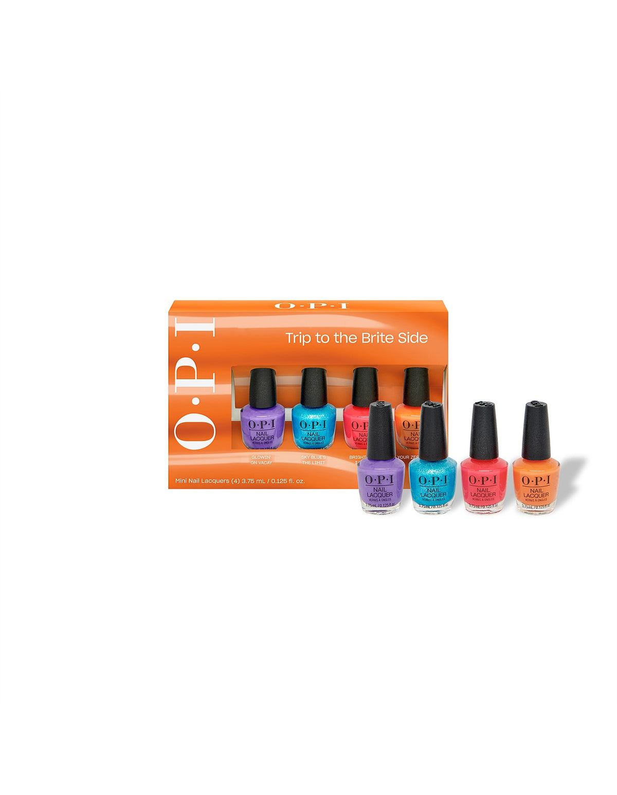 Trip To The Bright Side Nail Lacquer Mini 4pk