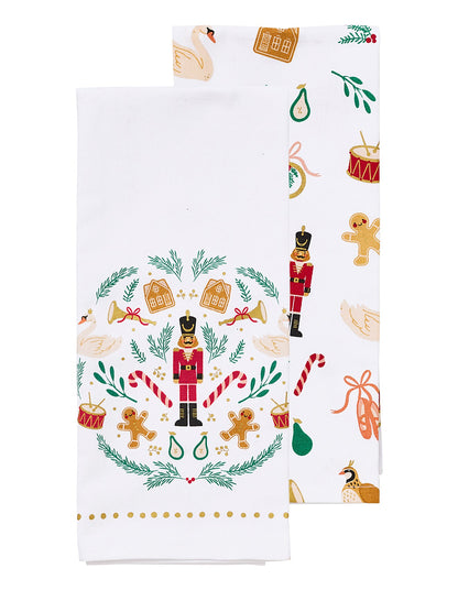 Tis the Season Cotton Tea Towels Set of 2