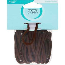 Oscar Orsen Large Snagless Hair Elastics Brown 30 pack