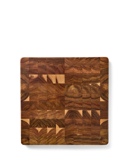 Clifton End Grain Acacia Square Chopping Baord