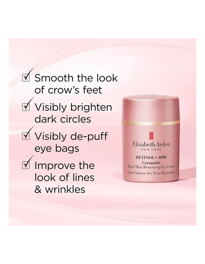 Retinol + HPR Ceramide Rapid Skin Renewing Eye Cream 15ml