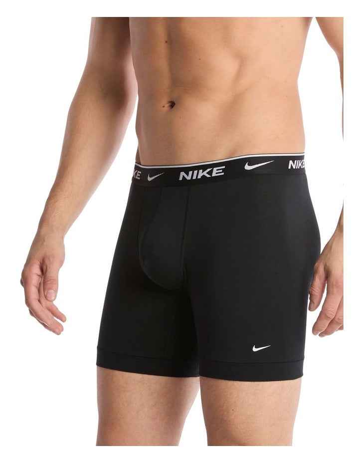 Everyday Stretch Boxer Brief 3 Pack in Black