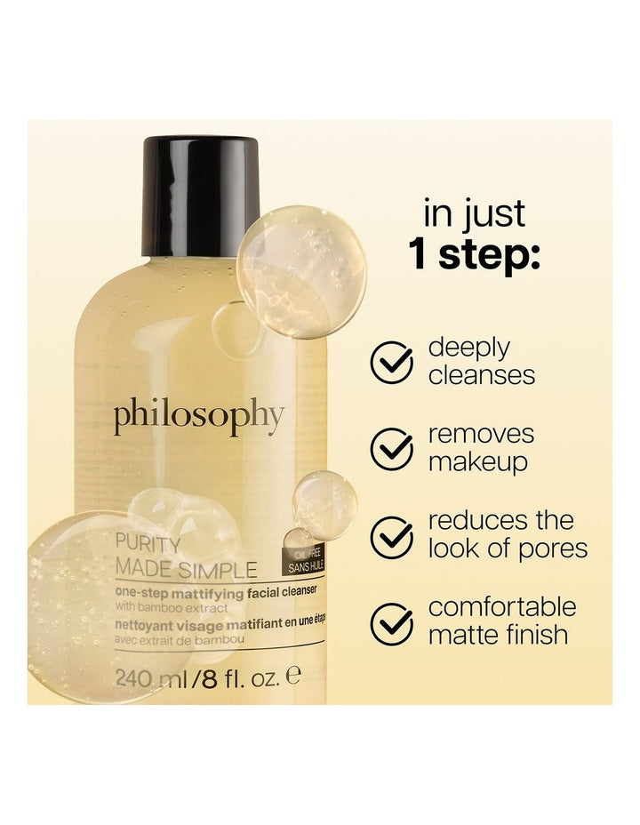 Purity One-Step Mattifying Cleanser 240ml