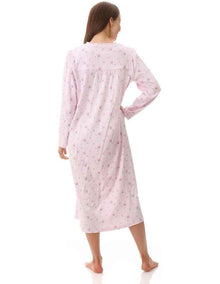 Yana Mid Length Nightie in Pink