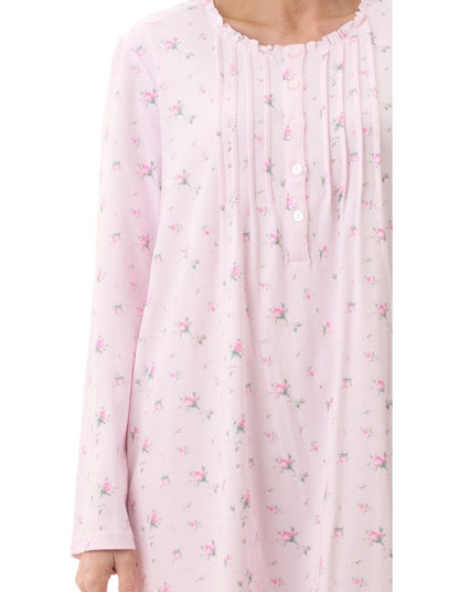 Yana Mid Length Nightie in Pink