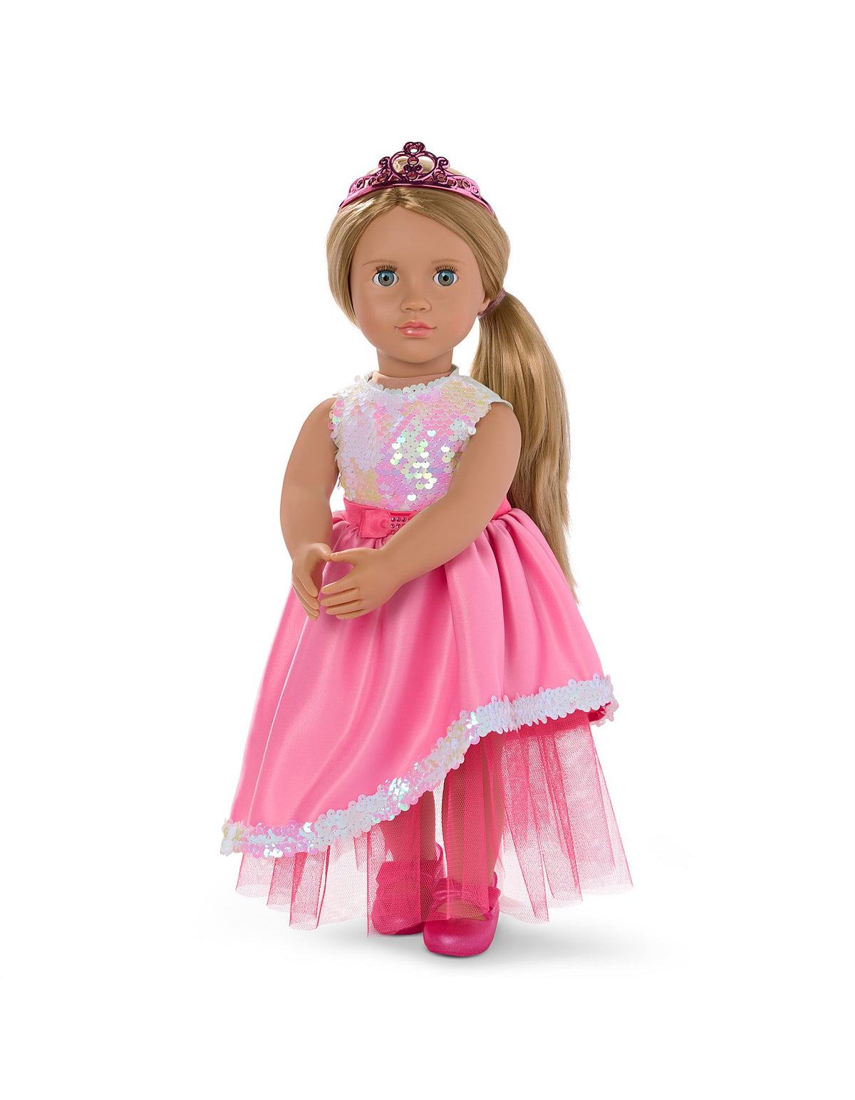 DOLL WITH GLAM DRESS & TIARA - ADELAIDE