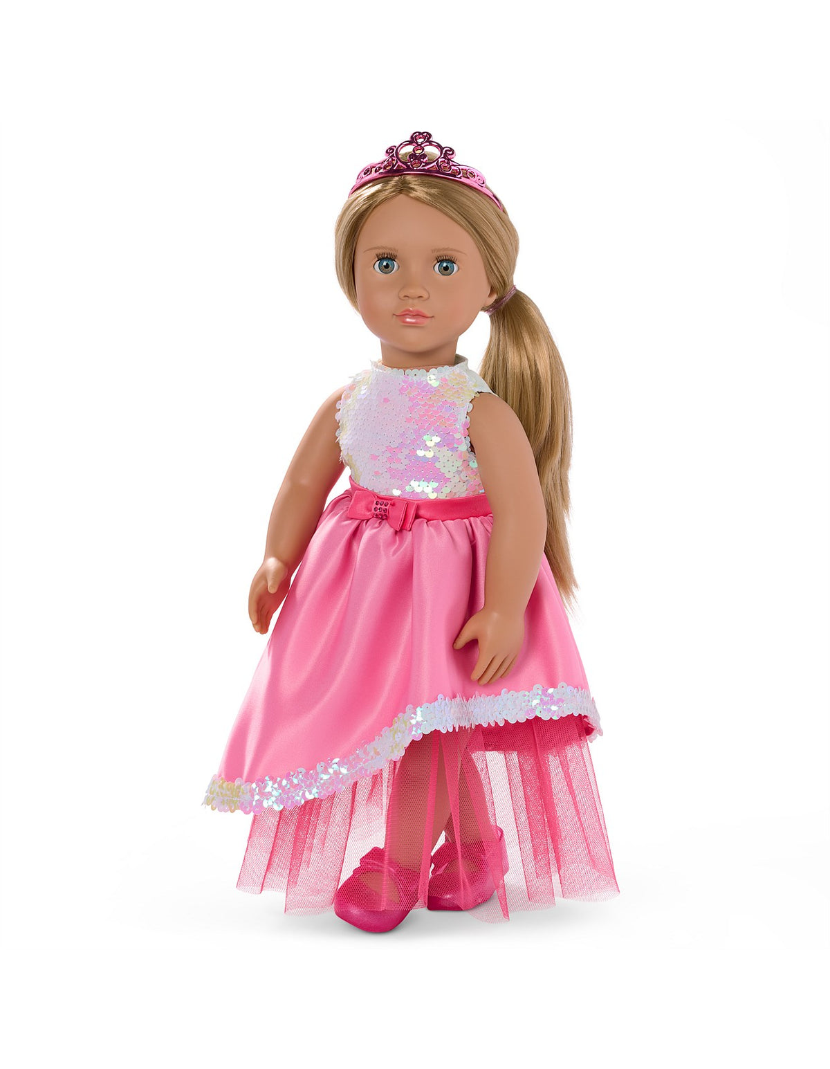 DOLL WITH GLAM DRESS & TIARA - ADELAIDE