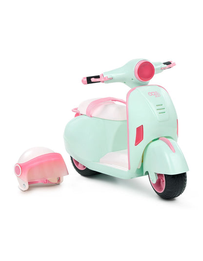 SCOOTER WITH HELMET