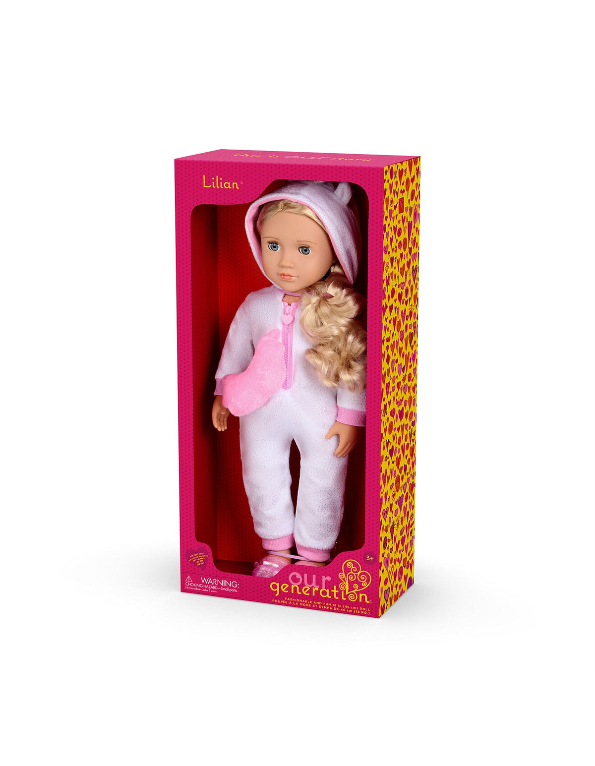 DOLL WITH UNICORN PAJAMA - LILLIAN