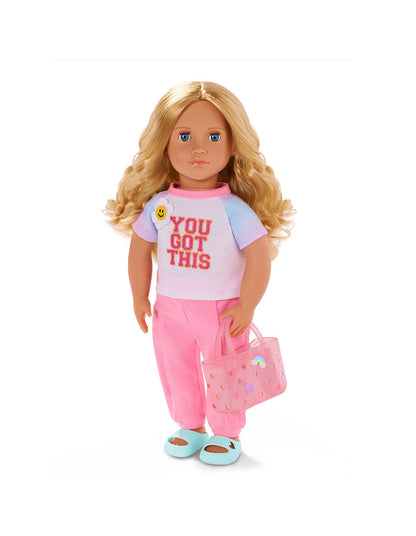SELF-CARE BEAUTY DOLL WITH BOOK & ACCERRORIES - ALIZA