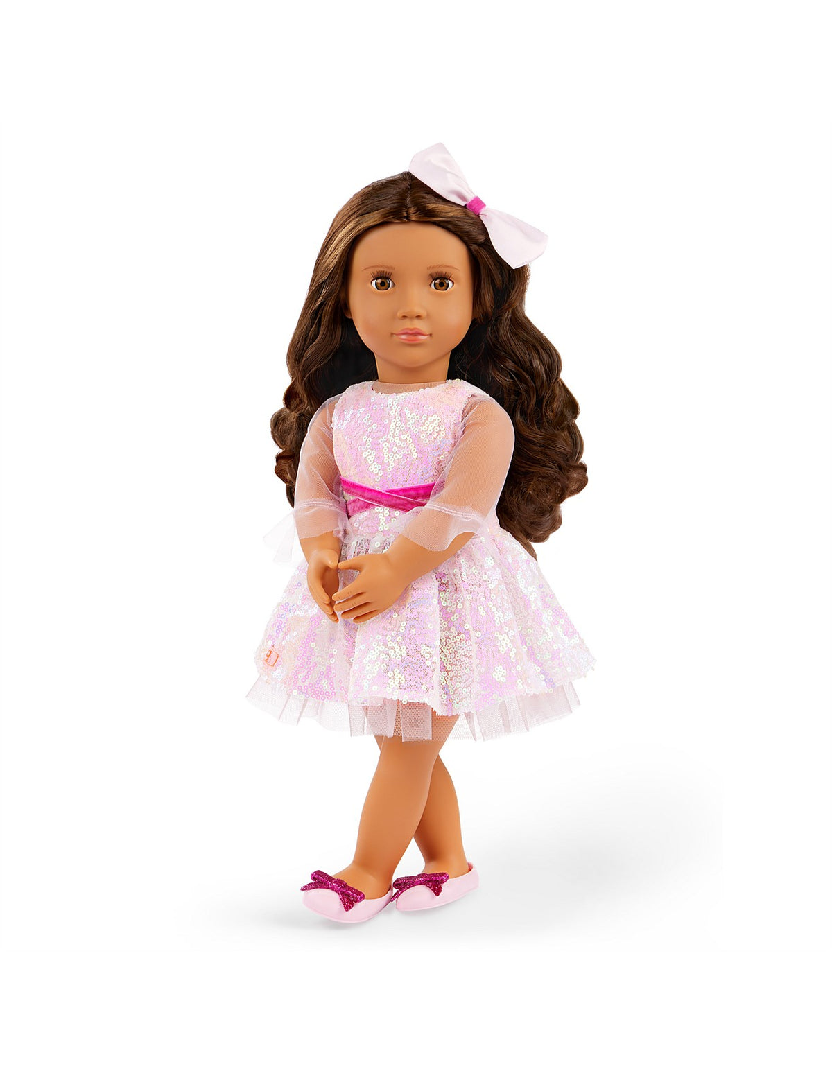 HOLIDAY DOLL WITH SEQUIN DRESS KATIA