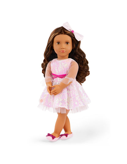 HOLIDAY DOLL WITH SEQUIN DRESS KATIA