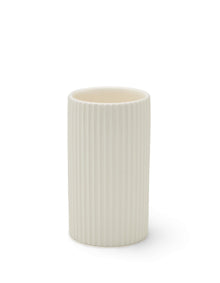 Cremorne White Fluted Ceramic Tumbler