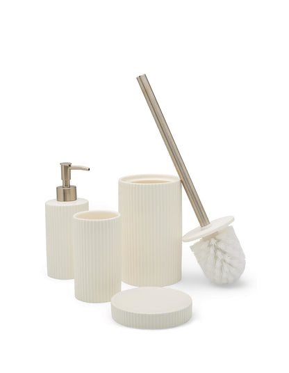 Cremorne White Fluted Ceramic Tumbler