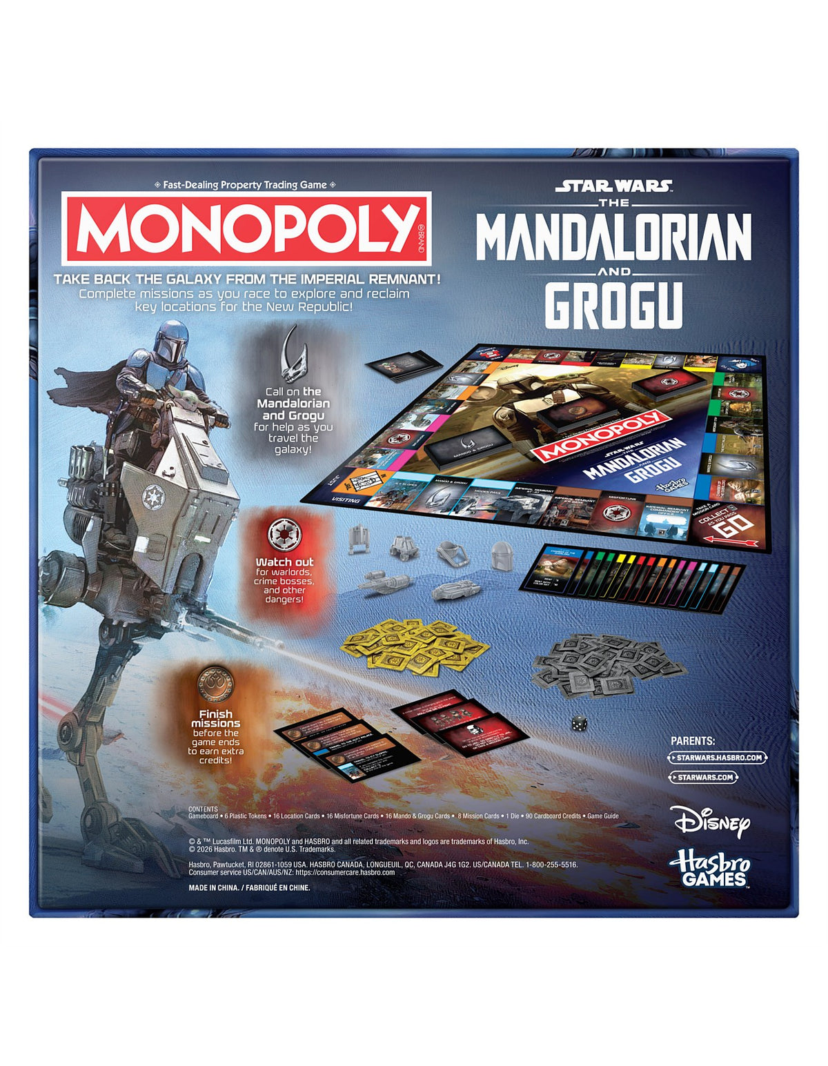 MONOPOLY STAR WARS: MANDALORIAN & GROGU