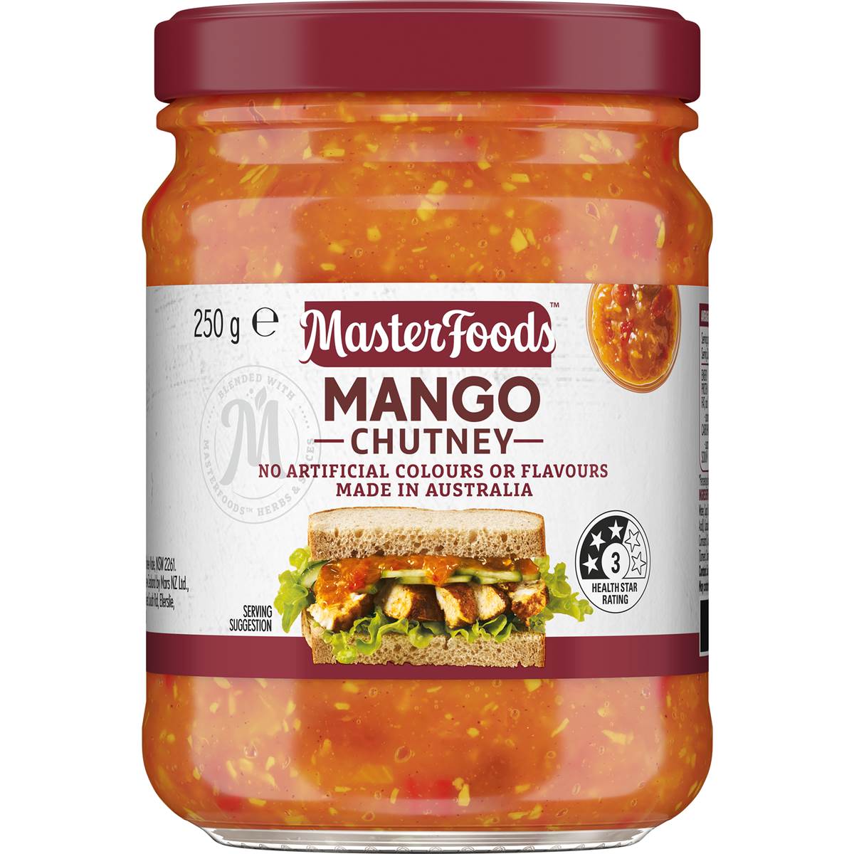 MasterFoods Mango Chutney Relish 250g