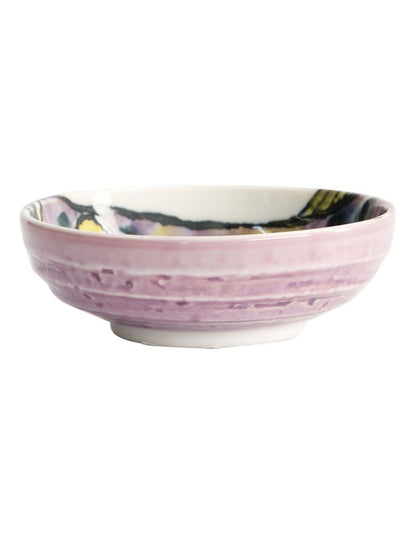 Seafood Fugu Dish 9.5x3cm in Purple